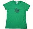 *LADIES LIFE SEED MESSAGE-T  FRESH GREEN