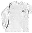 OGA RADIO Long Sleeve Pocket T-Shirt *WHITE