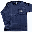 OGA RADIO Long Sleeve Pocket T-Shirt *NAVY