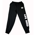 JAH WORKS X LIFE SEED BLACK OLD SCHOOL SWEATPANTS 