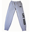 JAH WORKS X LIFE SEED@GRAY OLD SCHOOL SWEATPANTS 