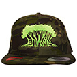 JAH WORKS CAP MULTICAM GREEN x LIME