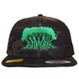 JAH WORKS CAP MULTICAM BLACK x FRESH GREEN