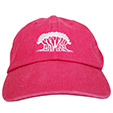 JAH WORKS Pigment-Dyed Cap RASPBERRY