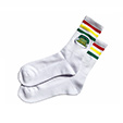 JAH WORKS SOCKS WHITE TXebJ[t