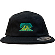 JAH WORKS 5PANEL JETCAP BLACK