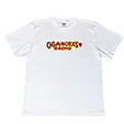 OGAWORKS RADIO HAND PAINT LOGO T-SHIRTS *WHITE