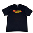 OGAWORKS RADIO HAND PAINT LOGO T-SHIRTS *BLACK