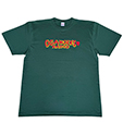 OGAWORKS RADIO HAND PAINT LOGO T-SHIRTS *GREEN