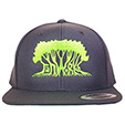 JAH WORKS CAP GREY X LIME GREEN